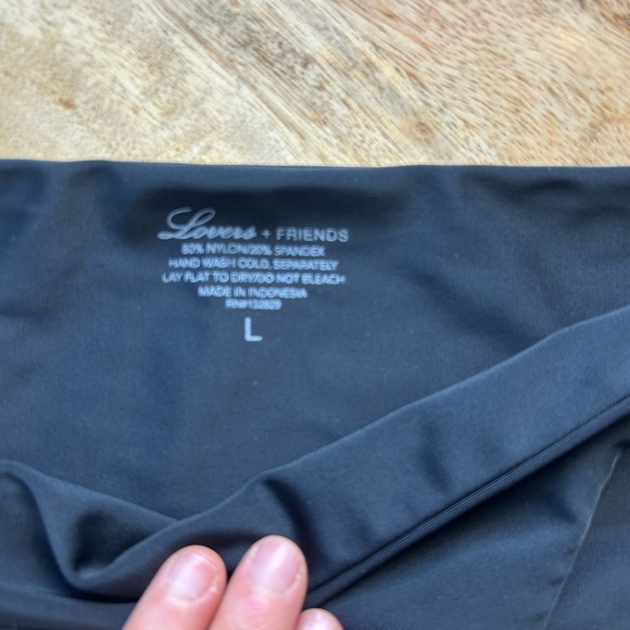 Lovers+ Friends Cyan Black Women's Swimwear Set - Picture 3 of 4